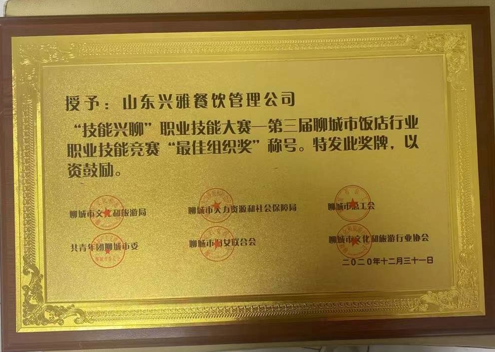 技能兴聊-最佳组织奖